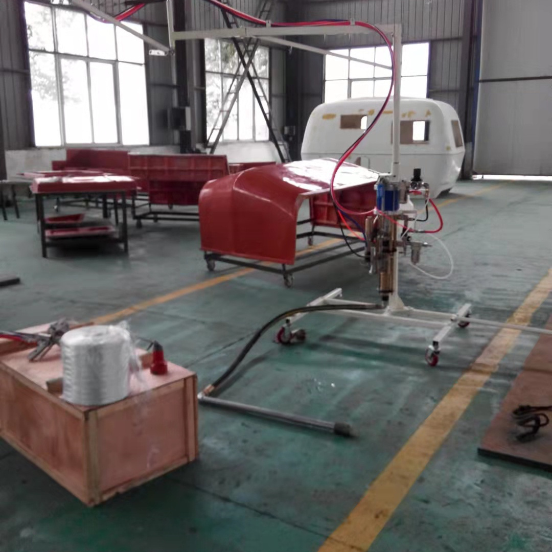 Factory Price Fiberglass Resin Chopper Roving Spraying Machine With Gun Frp Spray Machine For Sale