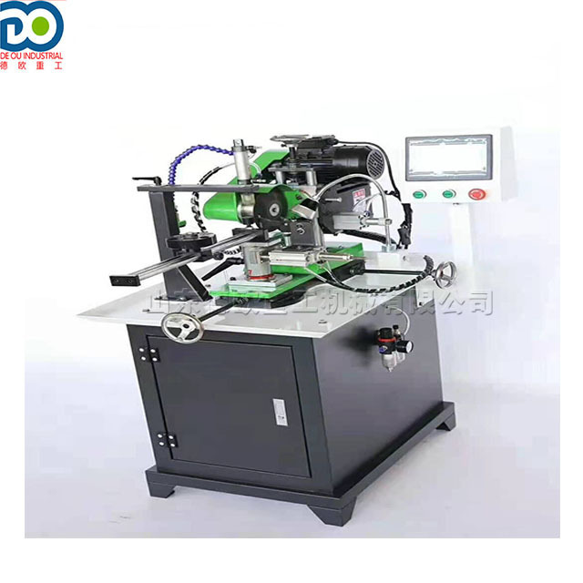 Full automatic swing head high speed gear grinding machine alloy circular saw blade front Angle trimming machine