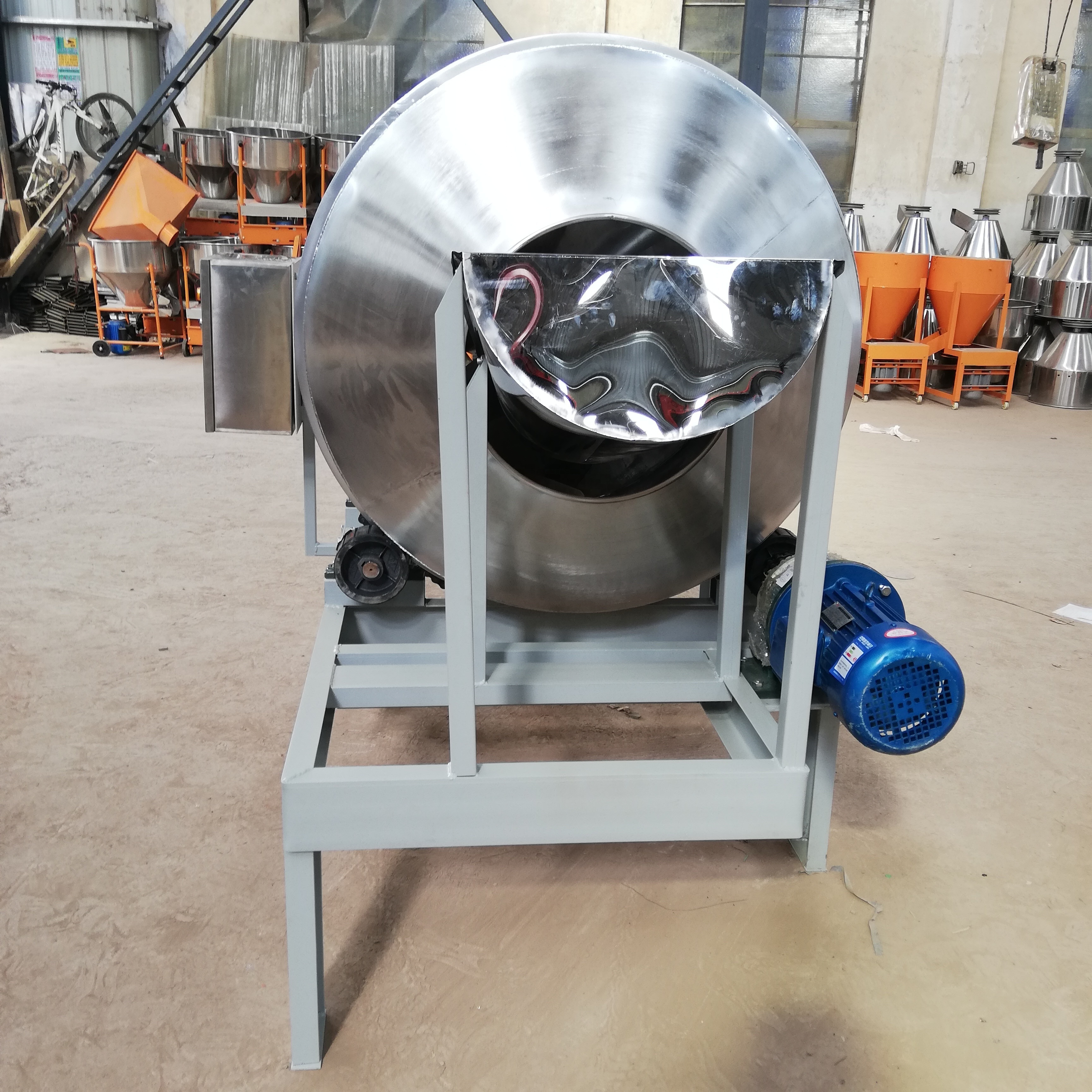 Drum Seed Coating Machine Seed Mixer DO-60 Vegetable Seed Mixer Household Stainless Steel Coating Machine for sale