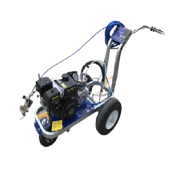 Pavement marking equipment Plunger Pump Gasoline Cold Spray Road Marking Machine