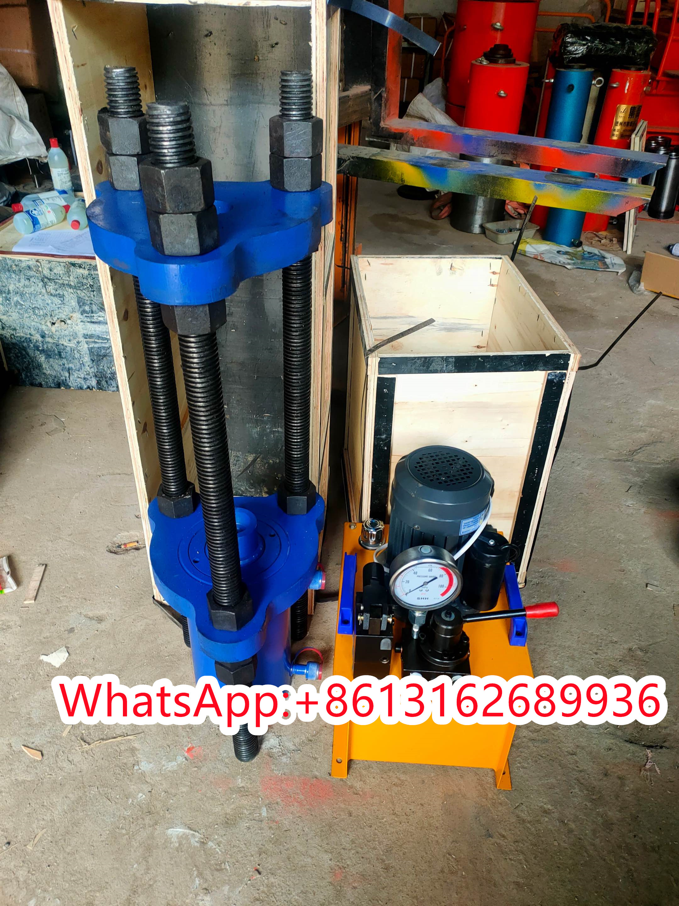 Portable 150 Ton Hydraulic Track Link Pin Press For Sale