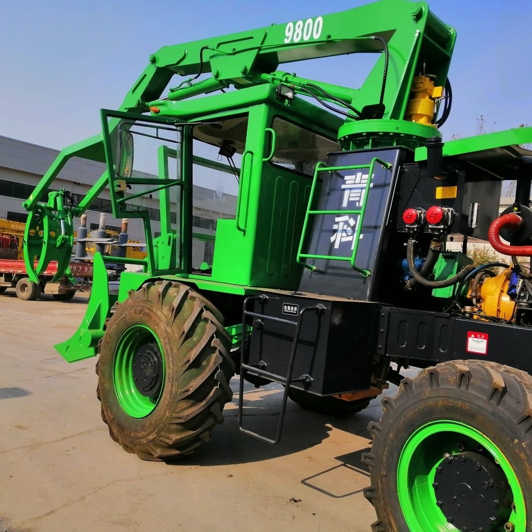 1year warranty Chinese small backhoe excavator with sugar cane grapple grabber and one free bucket for crop loading