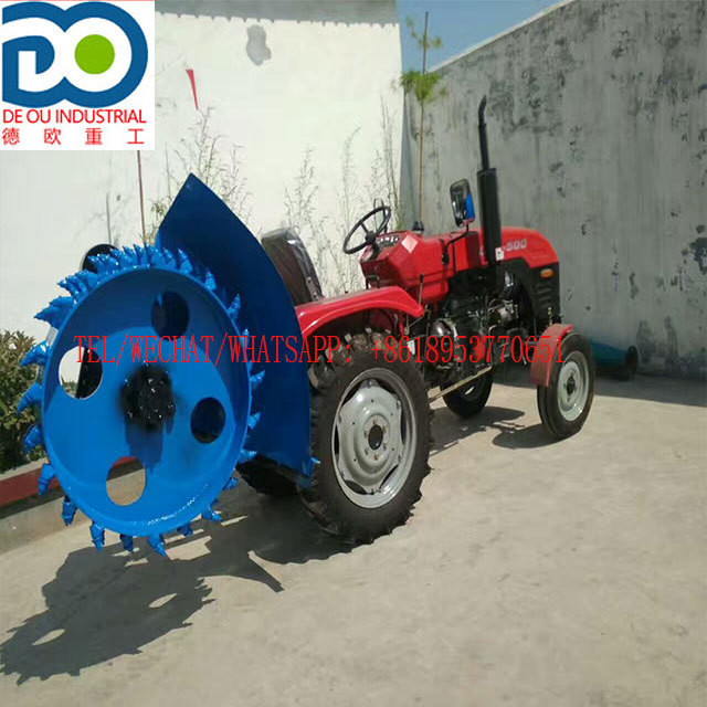 New design disc ditching machine price Tractor Three point Suspension Mini Trencher