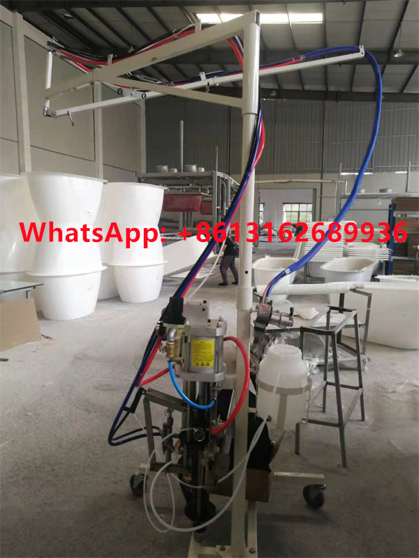 FRP spraying machine glass fiber cement sprayer FRP composite roving fiber glass chopper chop resin spray gun system machine