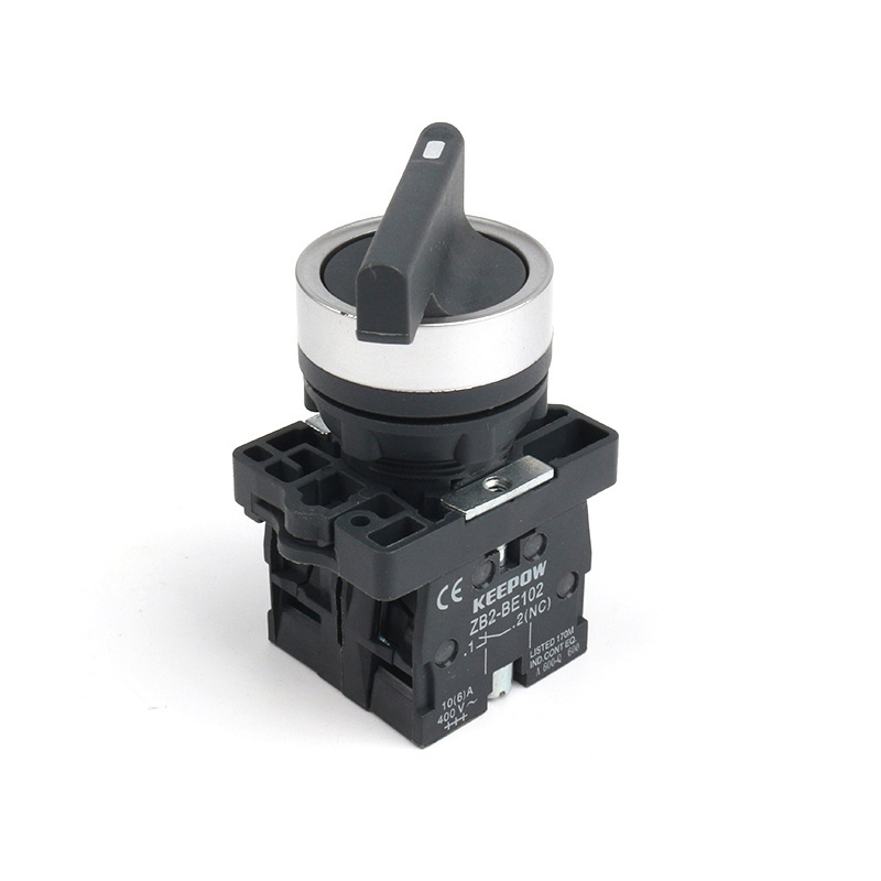 XA2-ED33 10A Control Switch Smart Rotary Selector Switches With Circular Head Konb Switch