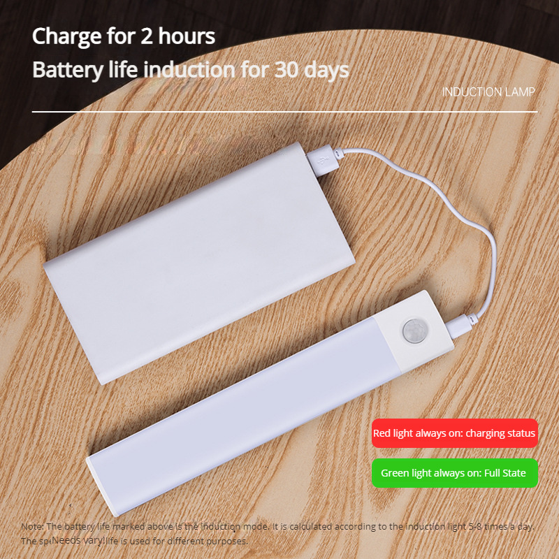 USB Rechargeable Magnetic Stick On Anywhere LED Closet Light Motion Sensor Activated Wireless LED Under Cabinet Sensor Light