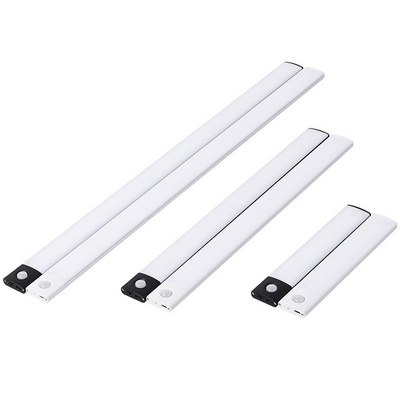 USB Rechargeable Magnetic Stick On Anywhere LED Closet Light Motion Sensor Activated Wireless LED Under Cabinet Sensor Light