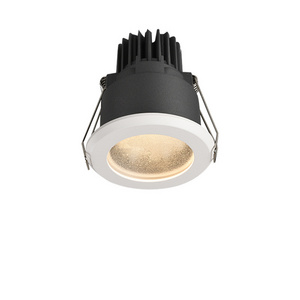 aluminum LED Recessed Anti-glare Ceiling Light DC12V 24V Bathroom Shower 12W Downlight Anti-fog Downlight  Waterproof Spotlight