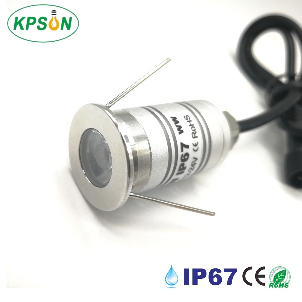 Outdoor Waterproof IP67 15D Landscape Lighting Embedded Paver Lamp DC12V 24V LED Underground Spotlight