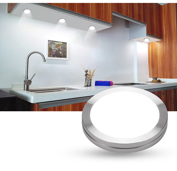 12V Round LED Kitchen Cabinets Light 2835SMD Wholesale Bookcase LED Light Bar interior wall light