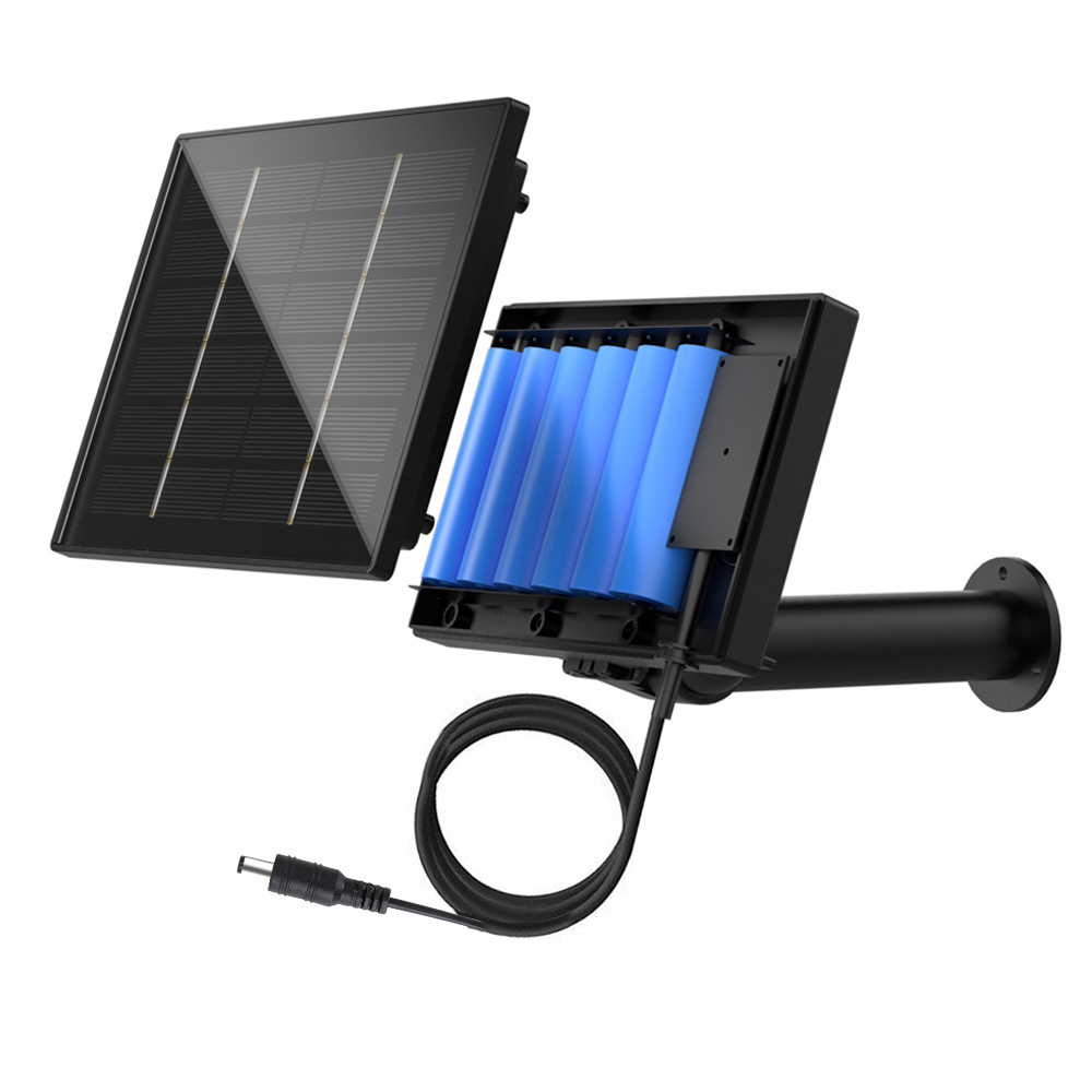 Solar Panel For Hunting Camera Built In Battery 6V 4W USB DC5 Plug Rechargeable Outdoor Waterproof