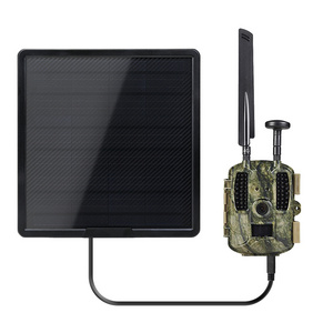 Trail Camera Solar Panel For Hunting Game Camera Built In Battery 25000mAh 10W 6v 9v 12v DC5521Type CPlug Outdoor Waterproof