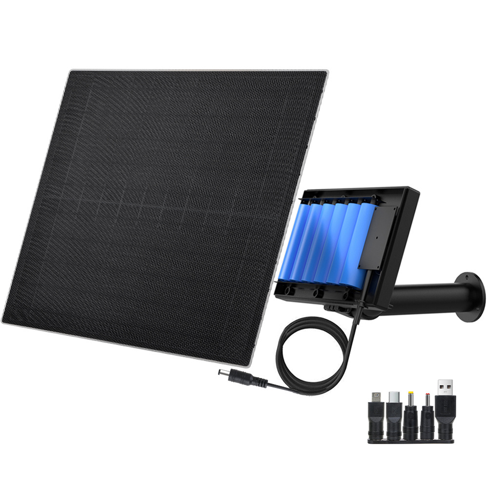 16W ETFE Solar Panel Built In Battery  Charger USB DC 12v Waterproof  For Outdoor LED Light Lamp Strip