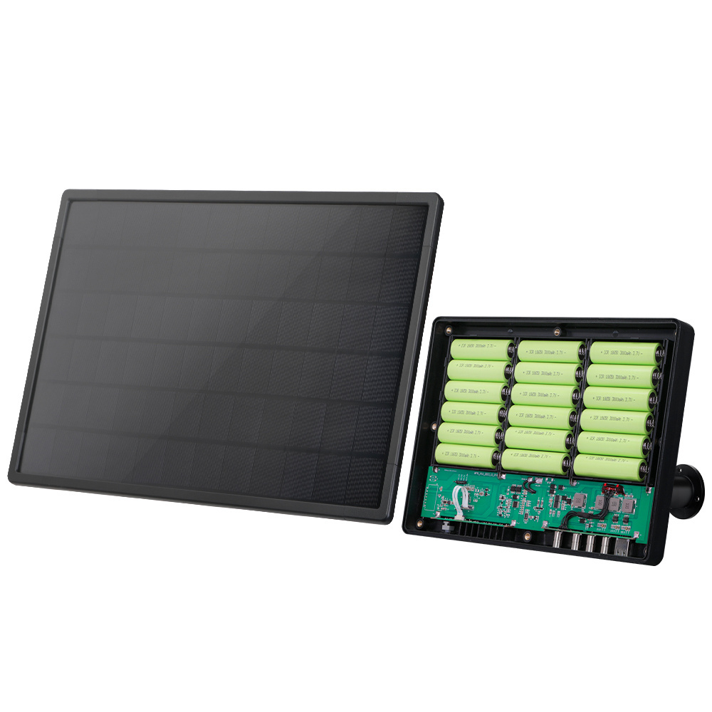 Wifi Camera Solar Panel  Built In Battery 18650 20w 12v Rechargeable Outdoor Waterproof For Farm