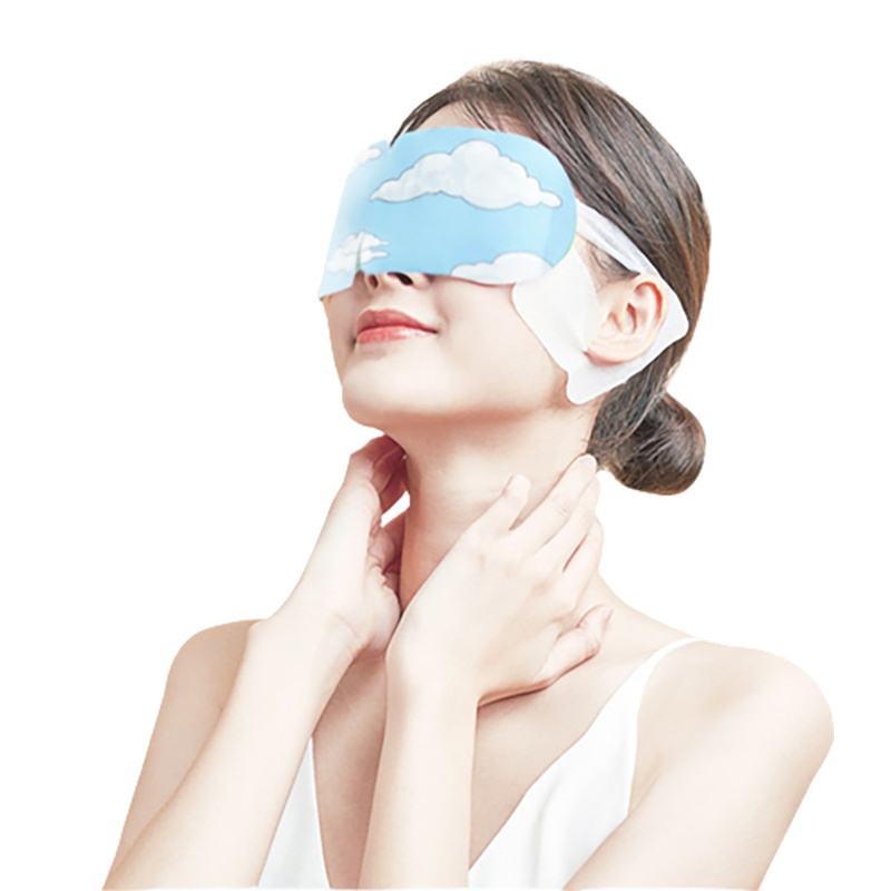 30 minutes 18.5*8cm sleeping eye mask custom logo printing moisture dry eye mask customization