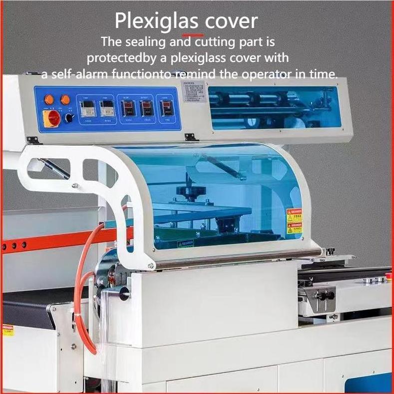 Fully Automatic L Type Polythene Bag Cutting and Sealing Machine Heat Shrink Film Wrapping Packing Wrap Machine