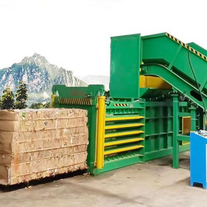 Automatic 120 Tons horizontal baler machine for waste paper hydraulic baling press machine