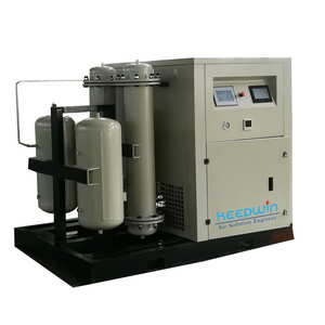 New arriving Skid mounted Scroll Compressor with 60L adsorb air receiver 50L oxygen cylinder Tank Screw Air Compressor