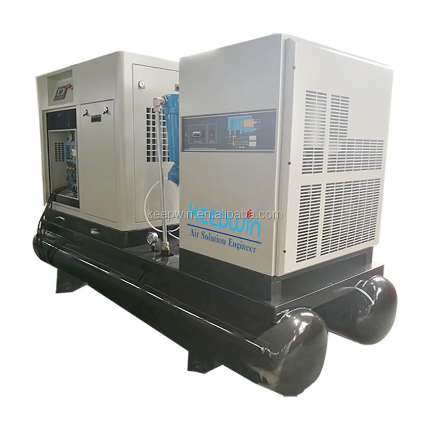 New arriving Skid mounted Scroll Compressor with 60L adsorb air receiver 50L oxygen cylinder Tank Screw Air Compressor