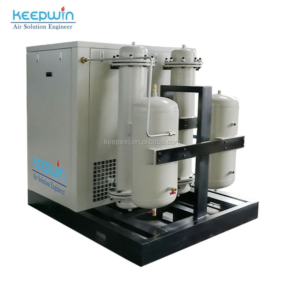 New arriving Skid mounted Scroll Compressor with 60L adsorb air receiver 50L oxygen cylinder Tank Screw Air Compressor