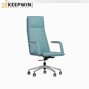 Keepwin modern popular furniture office leather chair office chairs(new) office chair executive wheel