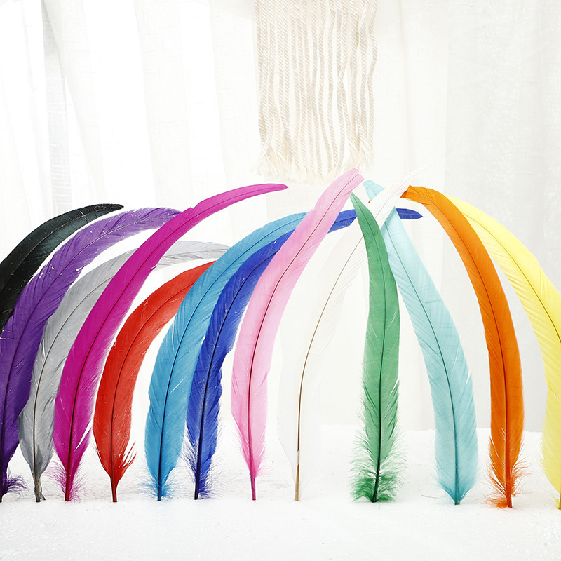 WFT-028 Keering Coque Rooster Tail Feathers Trims Chicken Feathers For Sewing Costume Making