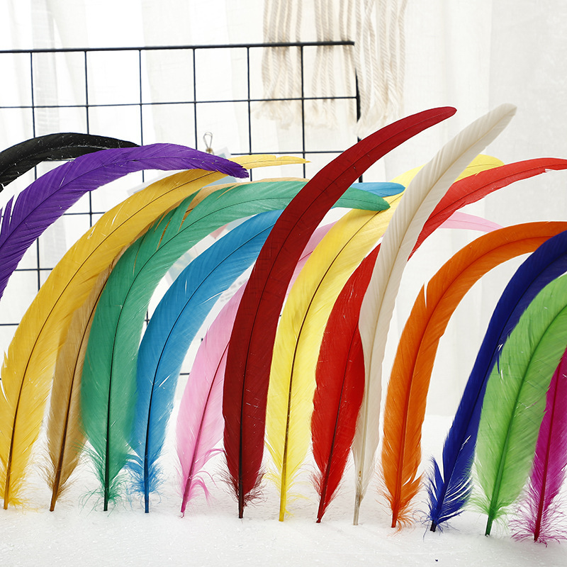 WFT-028 Keering Coque Rooster Tail Feathers Trims Chicken Feathers For Sewing Costume Making