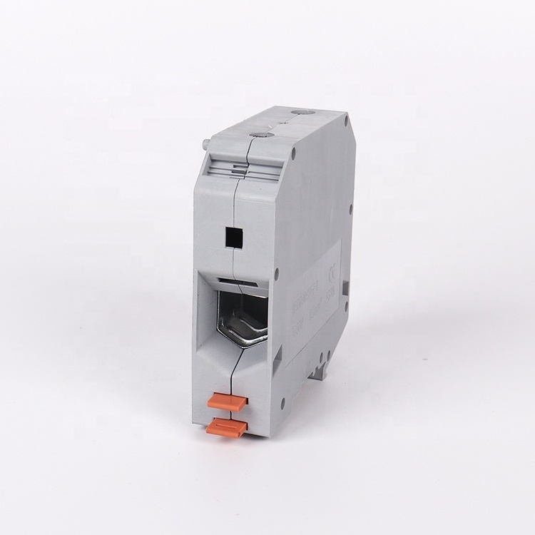 Factory Price UK series UKH50 Big current 150A 1000V 50mm2 waterproof din rail Electric Plastic screw clamp terminal block