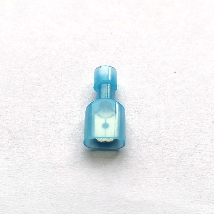 Female Nylon Fully Insulated Connector Nylon End Terminal FDFN1.25-250 Cable Brass Lug Female Crimp Connectors