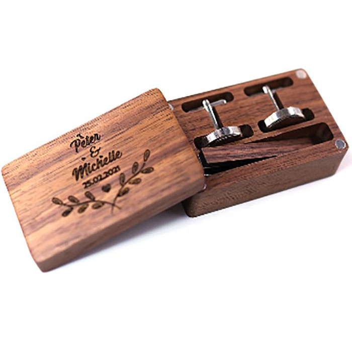 Alibaba new product high quality wood gift box for cufflinks  made in China