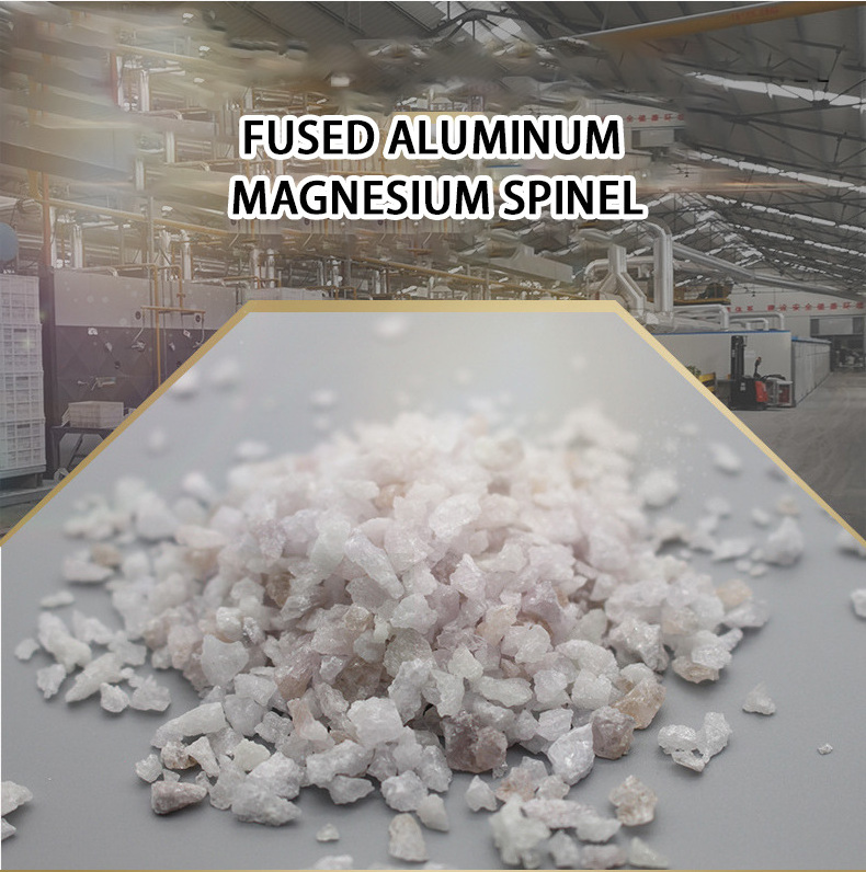 Refractory Raw Material support sintered aluminum magnesium spinel mgal2o4 Fused aluminium Magnesite alumina Spinel for sale