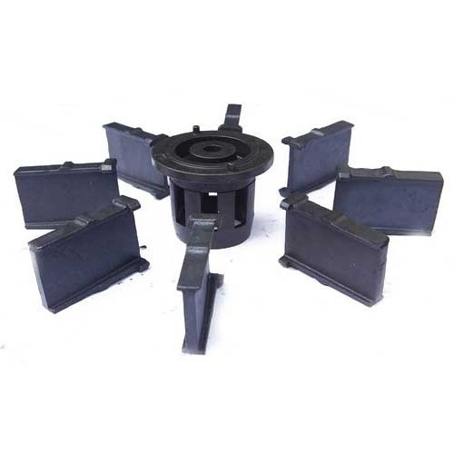 Wholesale Wheel Q034 Shot Blasting Machine Belt Impeller Head Direct Driving Curved Blasting Wheels Abrator Turbine Spare Parts