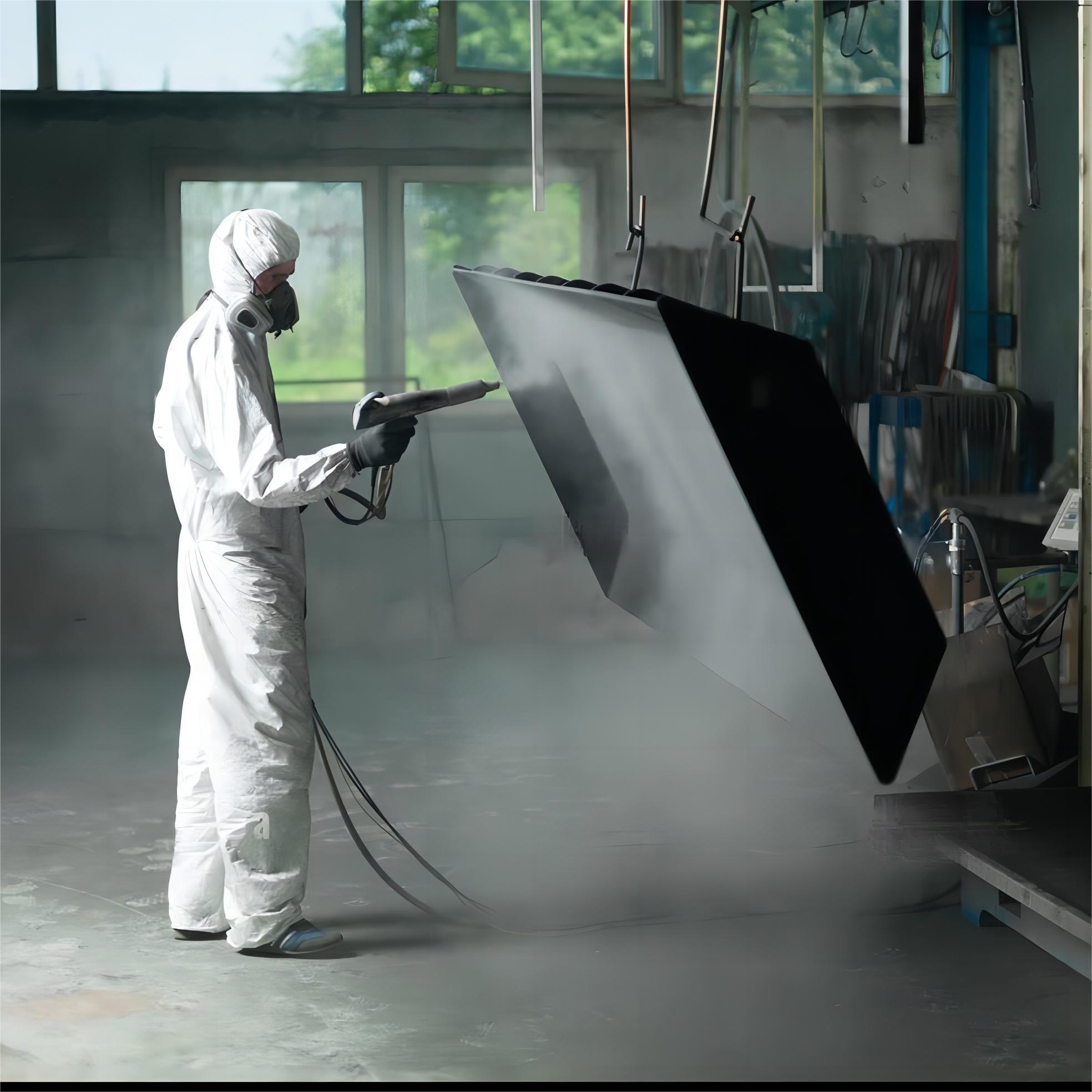 1 Trolley Type Air Steel Fabrication Surface Cleaning Paint Preparation Sand Blasting Room/sandblast Booth/shot Blaster