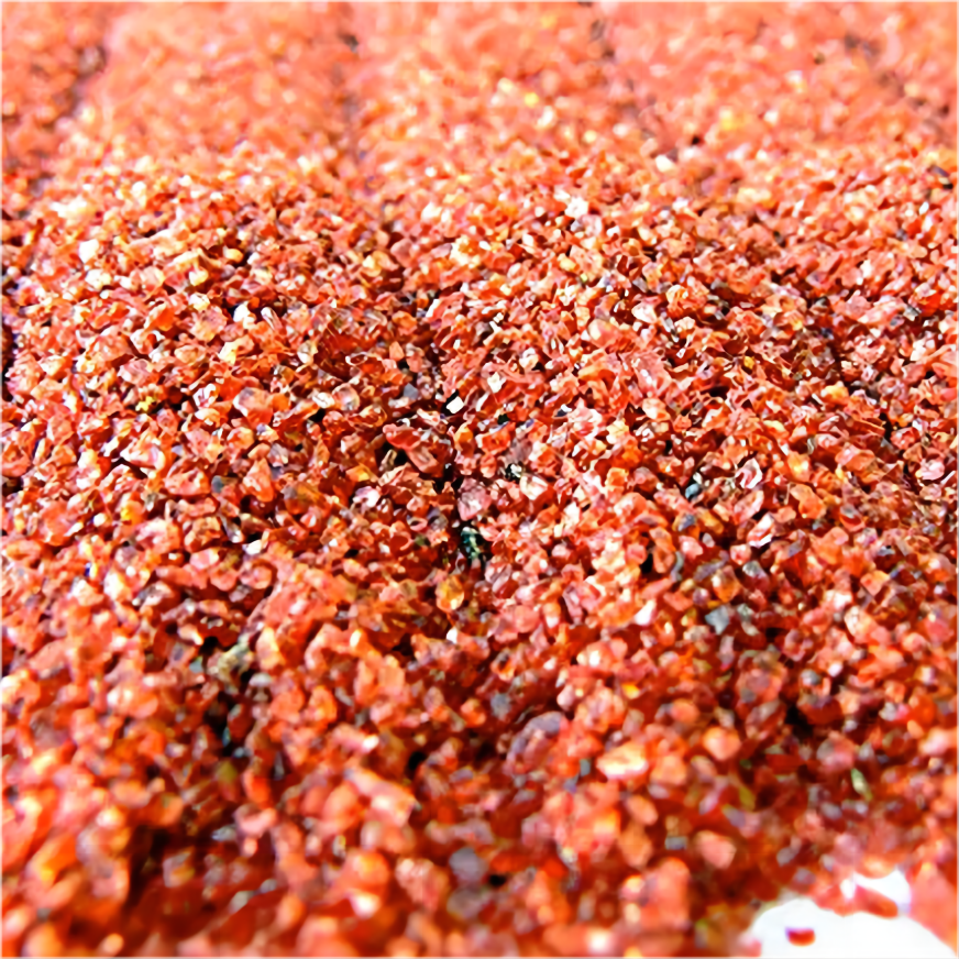 Factory Low Price Red Color Supplier 80Mesh Garnet Sand 20/40 For Water Treatment And Sandbasting