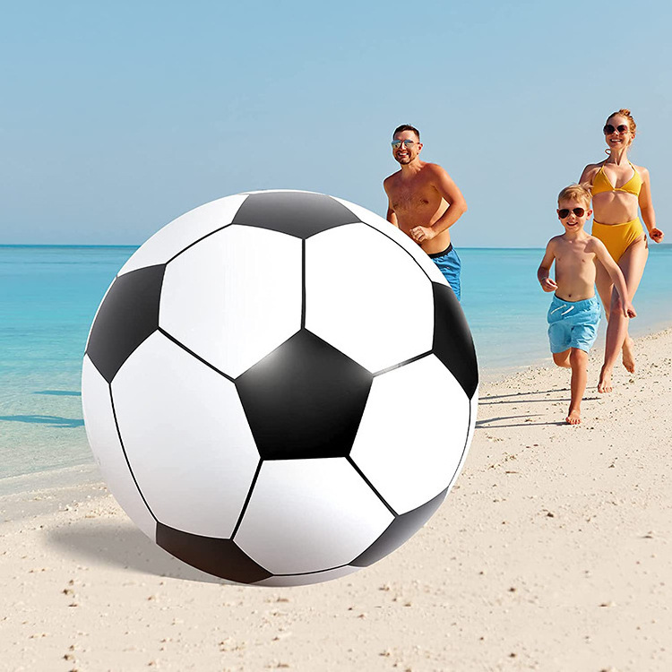 giant inflatable 1m 3d funny toy pvc with glitter inside beach garden soccer ball