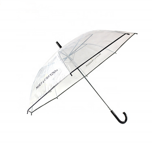 Advertising Clear Umbrella with Custom Print Promotional Rain Umbrella For Children Adult Transparent Umbrella China Supplier