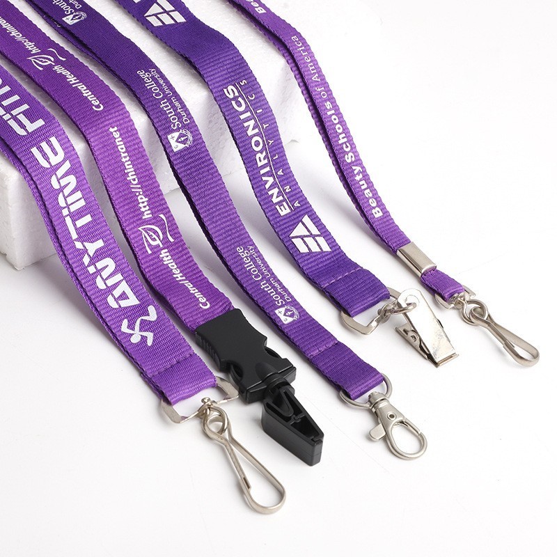 Hot Sale Lanyard Custom Polyester Key Chain offor Keychain Manufacturers Wholesalers Personalized white keychain strap