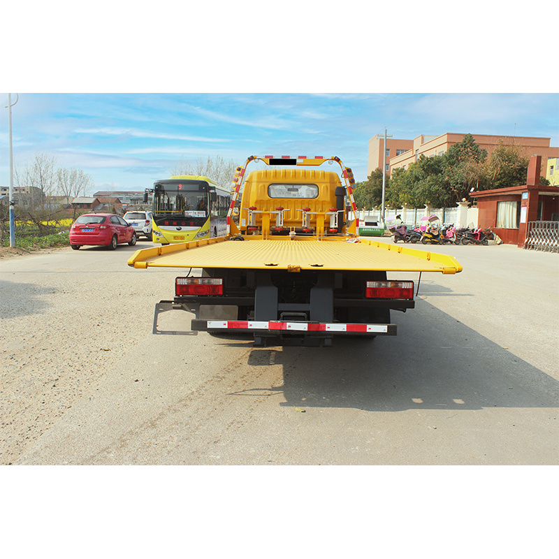 Factory direct supply Dongfeng brand 4*2 flat bed tow truck wrecker tow truck body wrecker tow truck for sale