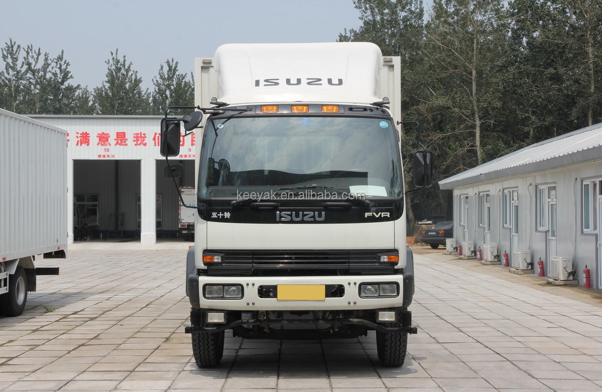 FVR Isuzu camion 4*2 van truck single cabin heavy truck euro 5 4x2 diesel dropside truck 3ton 5ton 10ton factory made on sale