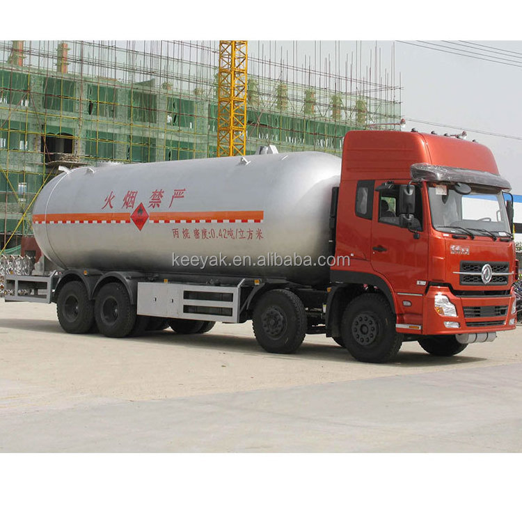 Dongfeng 8x4 LHD LPG Tank Truck 20000/24000L  Lhd/Rhd Storage LPG Tanker truck Skid installation station