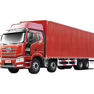 KEEYAK HOT SALE China FAW 8*4 14 Wheels Rigid Logistics transportation Truck Cargo Trucks for Factory price