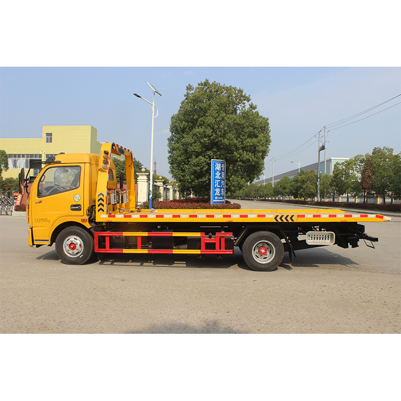 Factory direct supply Dongfeng brand 4*2 flat bed tow truck wrecker tow truck body wrecker tow truck for sale