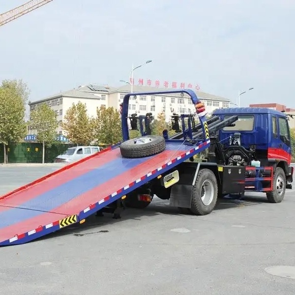 ISUZU FTR Roll Back Tow Truck 10 Ton Wrecker ISUZU F Series Car Carrier Breakdown Lorry Recovery Vehicle