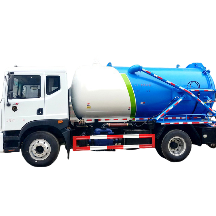 4X2 Dongfeng D9 15cbm Vacuum Sewage Suction Truck Sewer Tank Truck Septic Tank Truck with High Pressure Water Cleaning