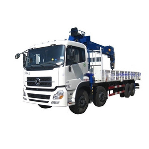 8X4 260HP Dongfeng Heavy Crane New 12t Mounted Crane Truck with Straight Boom truck with arm crane 10ton