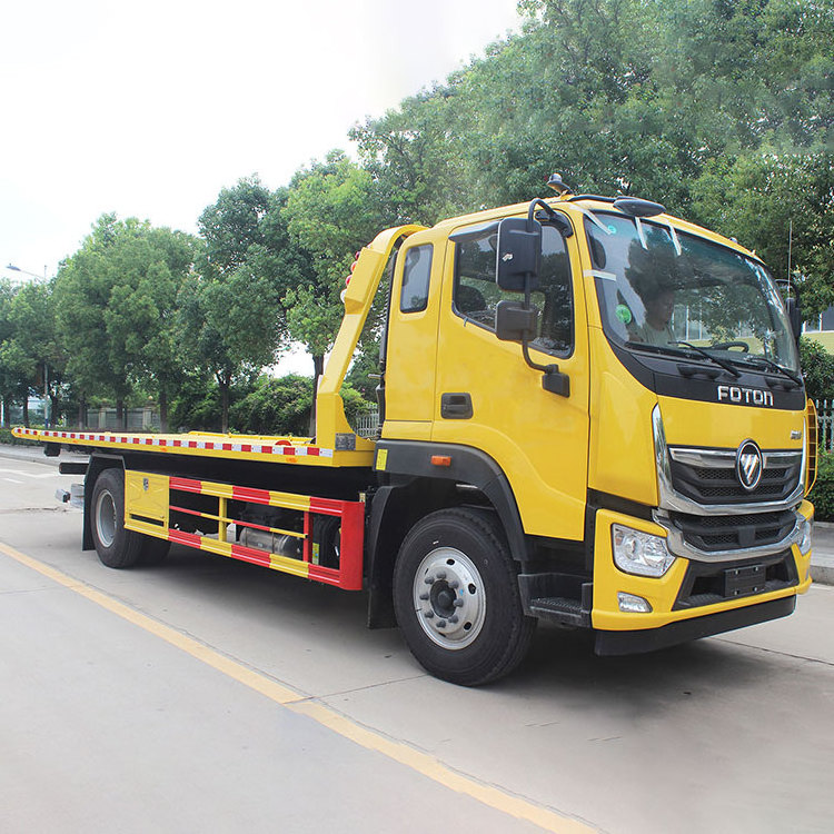 Foton Diesel Rollback Flatbed Wrecker Tow Truck 4x2 8 Ton 10 Ton 12 Ton 50 Ton Wrecker Truck Rotator Wrecker For Sale