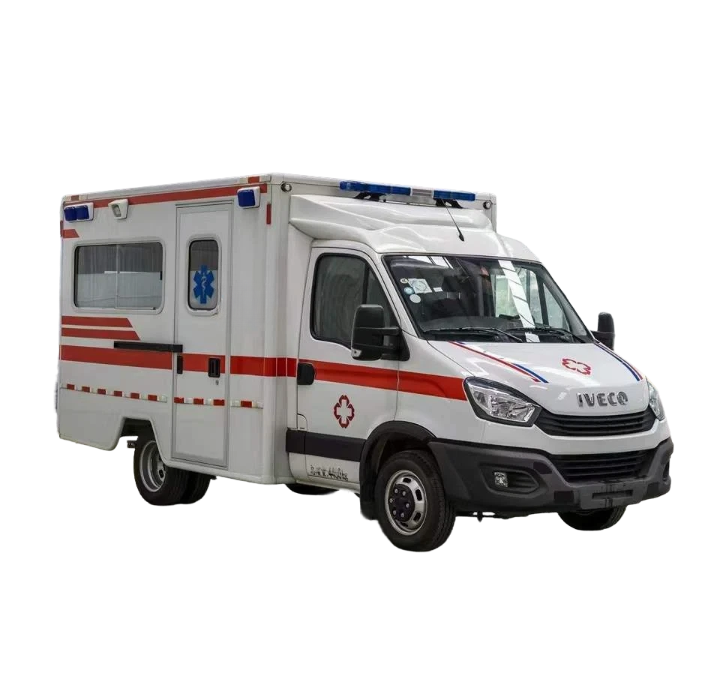 Hot 100-160HP Hospital Transit Vehicle Iveco Rescue Ambulance