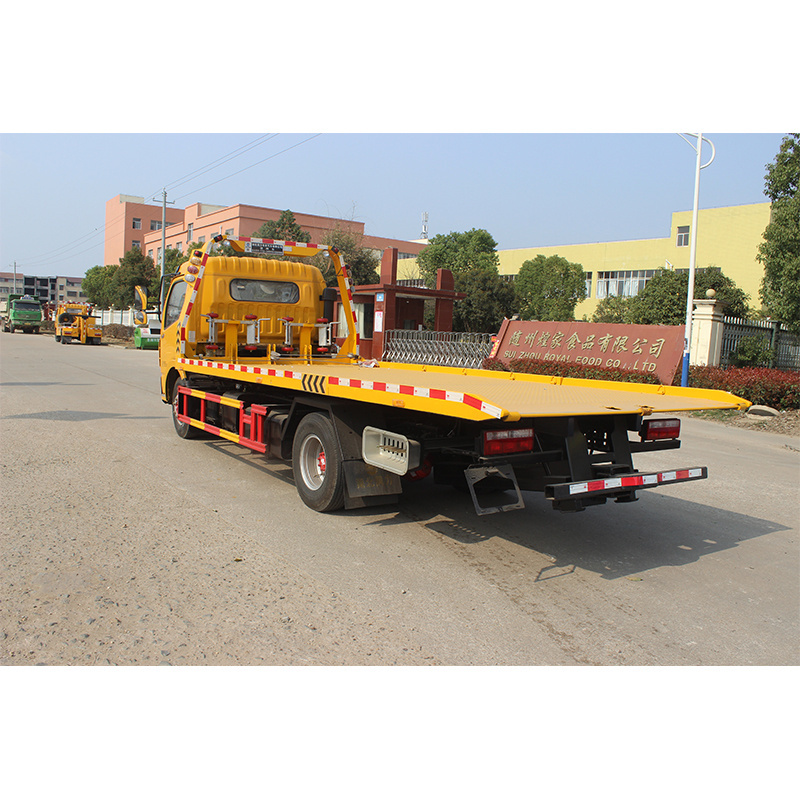 Factory direct supply Dongfeng brand 4*2 flat bed tow truck wrecker tow truck body wrecker tow truck for sale