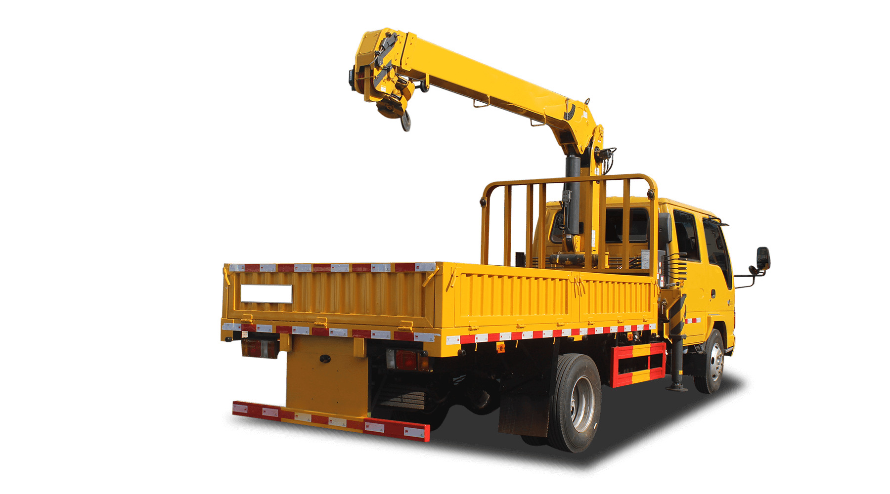 ISUZU 4*2  Truck-mounted Crane Popular telescopic 3.2 ton 6.8m mini  mounted crane trailer truck 120hp diesel for sale