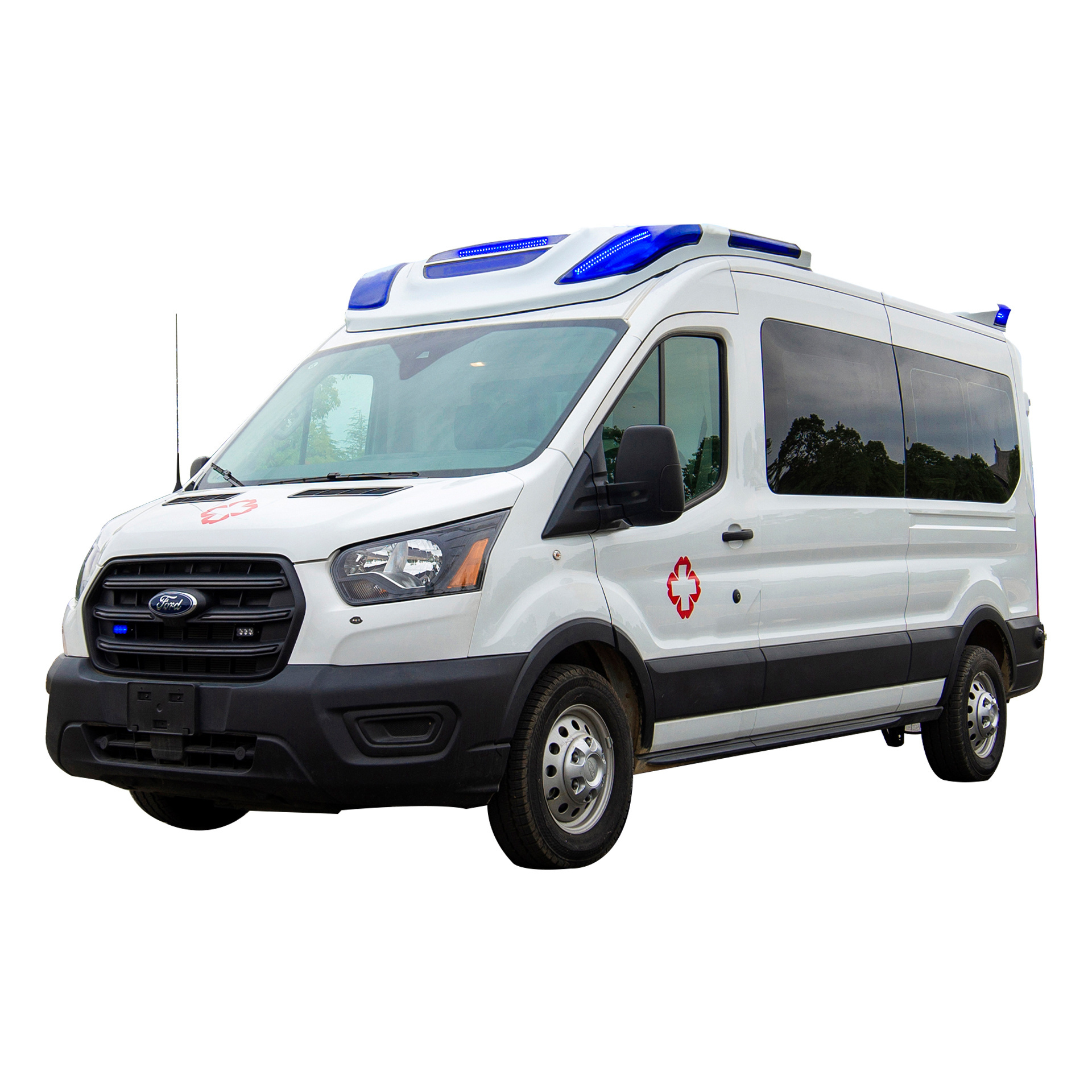 KEEYAK Hot New Ford 362 Ambulance Euro 2 3 4 5 Hospital Disability Transfer Vehicle 4x2 Ambulance Vehicle